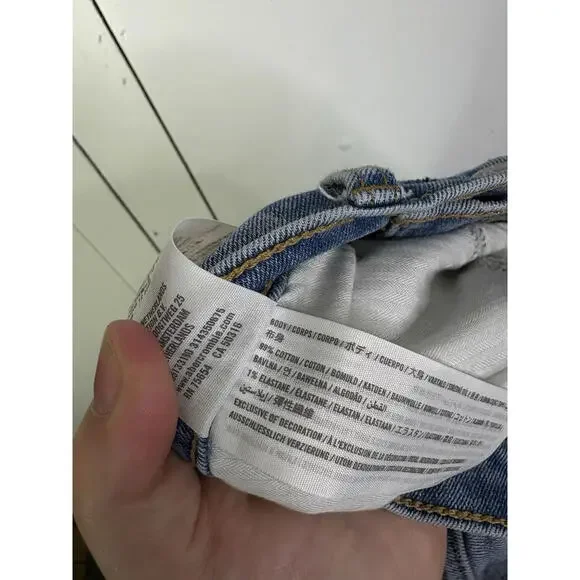 Abercrombie Fitch Jeans Womens 2 Short Ultra High Rise Mom Jeans Light Wash - Picture 9 of 10